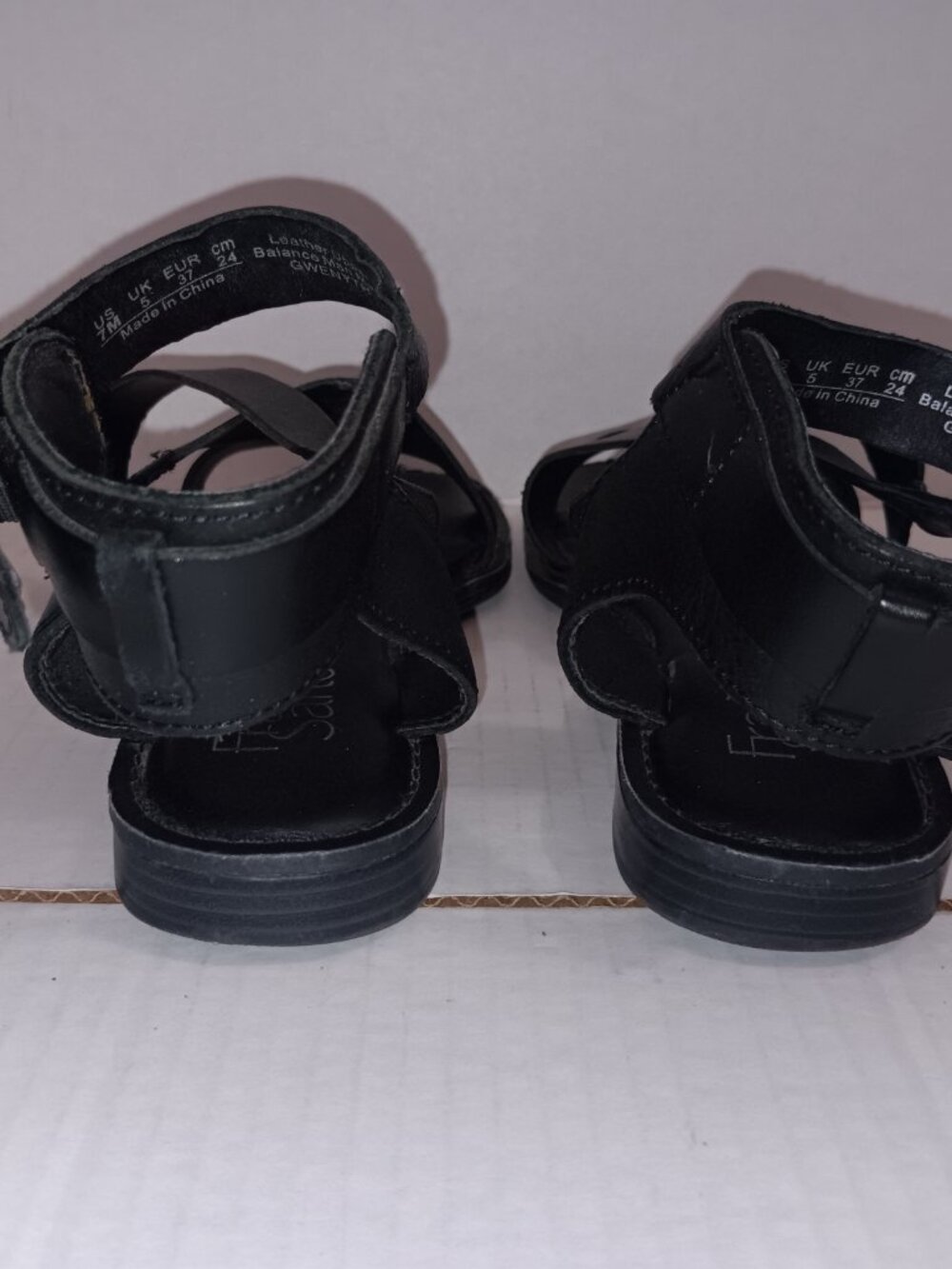 FRANCO SARTO ANKLE STRAP LEATHER UPPER GWENYTH GALIATOR SANDALS - Picture 7 of 10